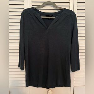 3/4 length hunter green tunic size xs